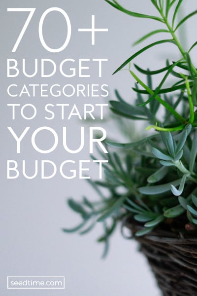 If you're new to budgeting, or a seasoned budgeter.. here are 70+ budget categories to help you gain control of your finances!