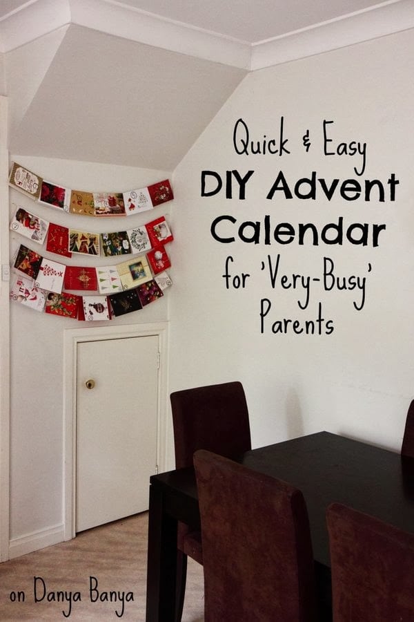 Pin DIY Advent Calendar to your Christmas Board
