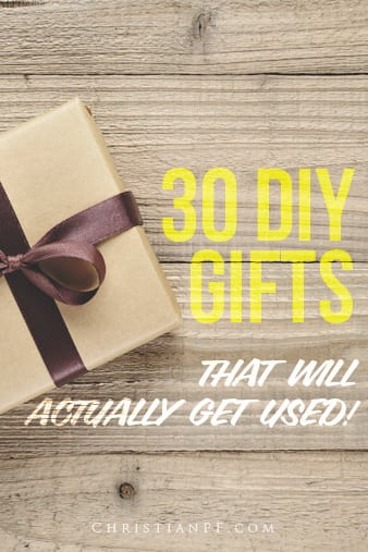 30 DIY gifts that will actually get used!