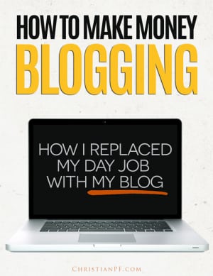 Super long article with detailed steps of how one blogger grew his blog to a full-time job