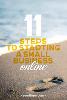 11 Steps to starting a small business online