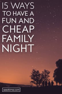 15 ways to have a fun and heap family night without breaking the bank