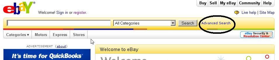 researching selling prices on ebay