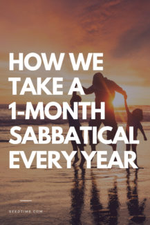 month long sabbatical