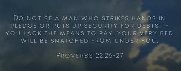 bible verses about financial problems