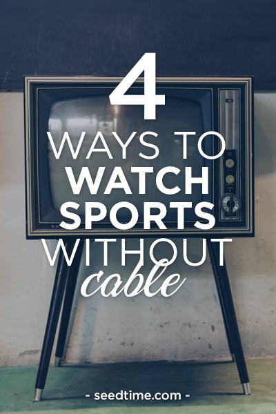 How to watch on sale sports channels without cable