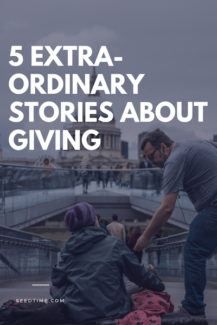 extraordinary stories about giving