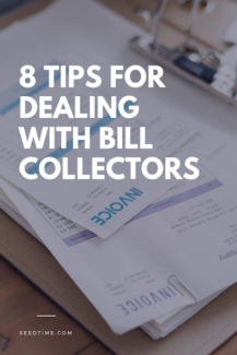 tips for dealing with bill collectors