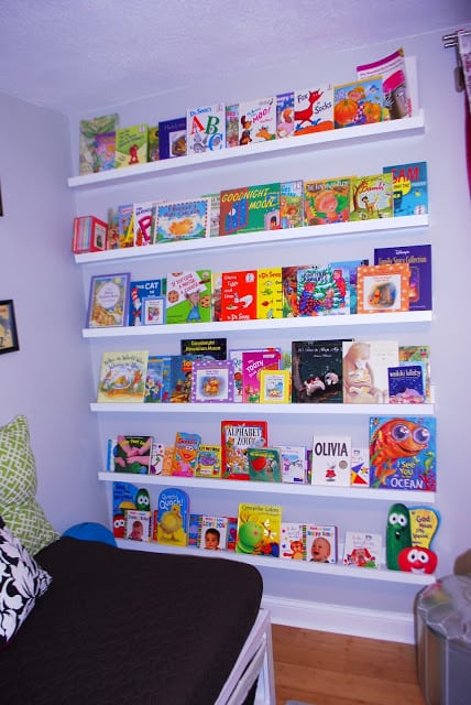 Nursery Room Book Shelving