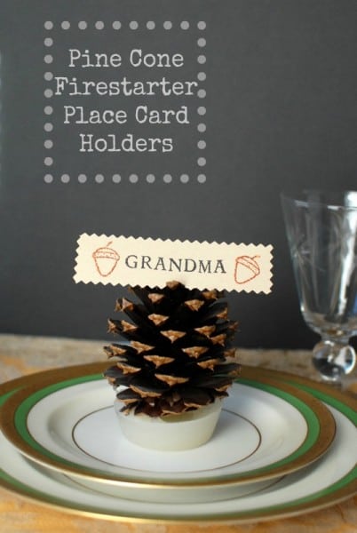 thanksgiving place card holder