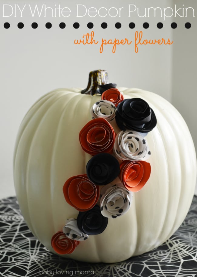 no carving pumpkin decorating