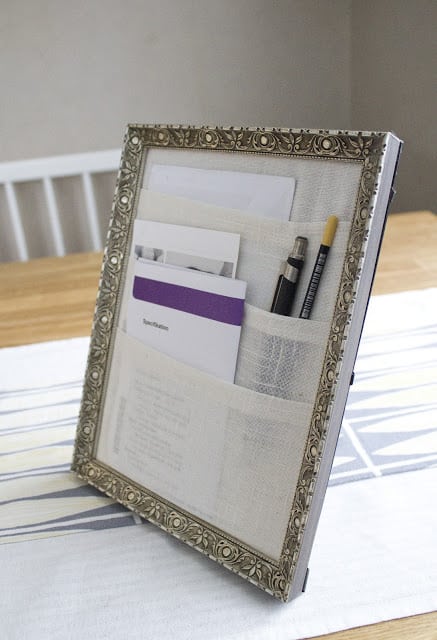 repurpose a picture frame