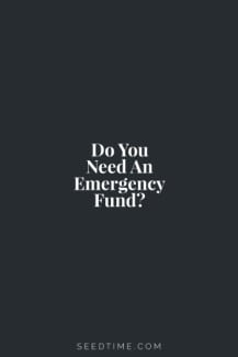 Do you need an emergency fund?