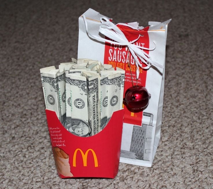 creative way to gift cash