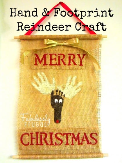 Pin Reindeer Craft to your Christmas Board