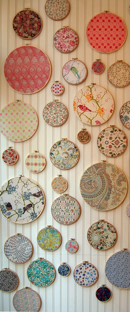 embroidery hoop wall art