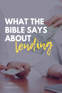 What the Bible says about Lending
