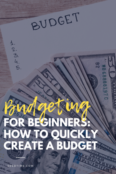 Budgeting for beginners