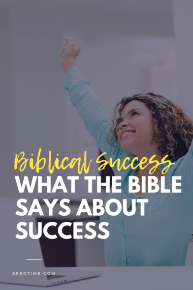 Biblical Success: What the Bible says about Success