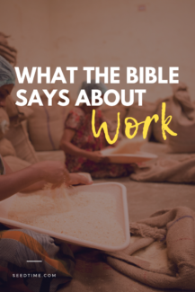 What the Bible says about work