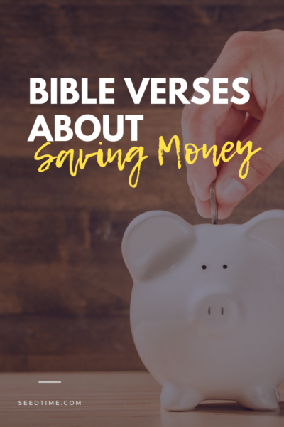 Bible verses about saving money