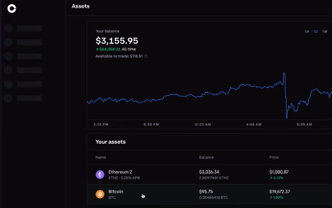 adding bitcoin to your coinbase assets
