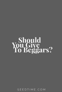 Should you give to beggars?