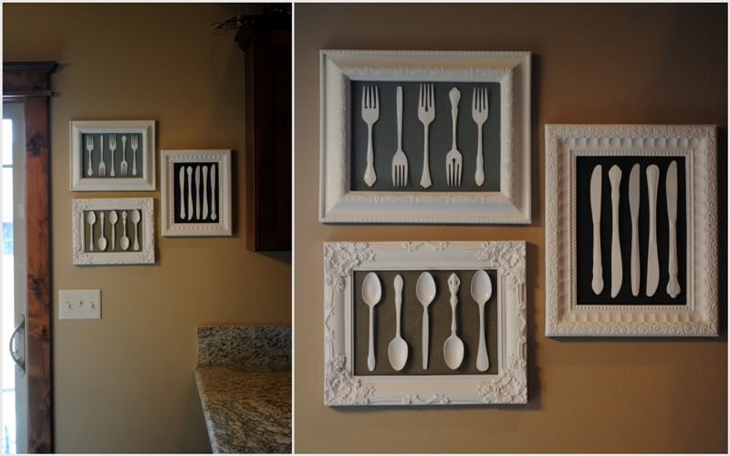 repurpose utensils into art