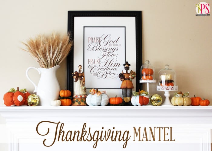 diy mantel decor