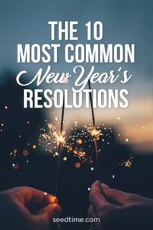 10 most common new years resolutions