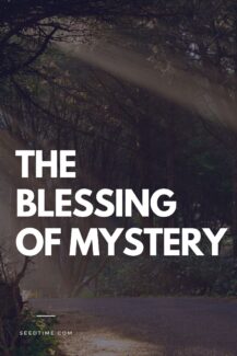 Mystery is a blessing