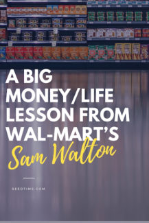 money lesson from walmart's sam walton