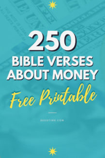 FREE PDF Download - 250 Bible Verses about Money - scriptures on finances
