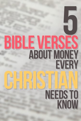 5 Bible Verses About Money You Should Know Free Pdf - 