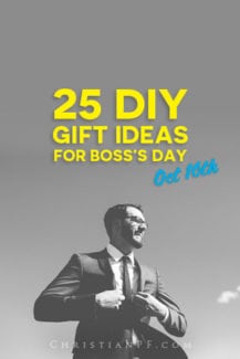 Boss's Day is October 16th! So if you are looking for some #gift ideas for your Boss, look no further than these 25 #DIY ideas!