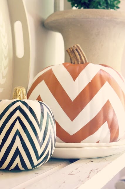 chevron pumpkin