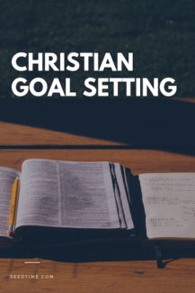 christian goal setting