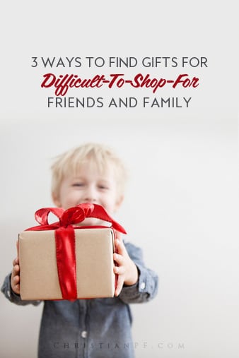 we all have some people in our lives that are very difficult to shop for. Check out these 3 ways to find even the most difficult ones gifts that they will honey!