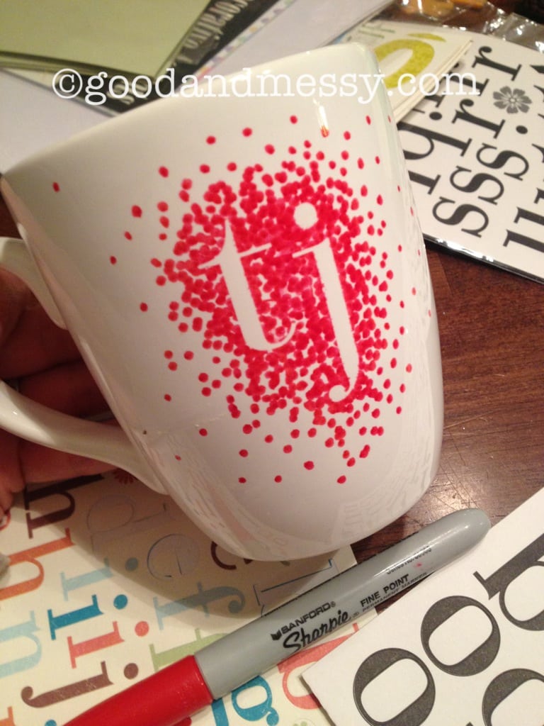 diy personalized coffee mug