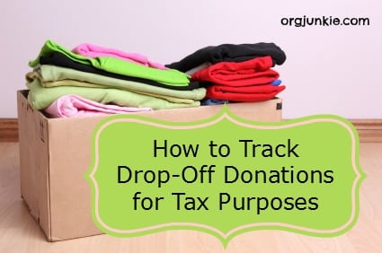 donating goods prior to a move