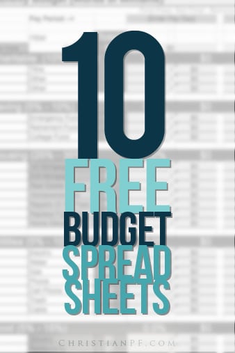 free budget template for numbers