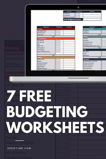 simple monthly budget worksheet 2016