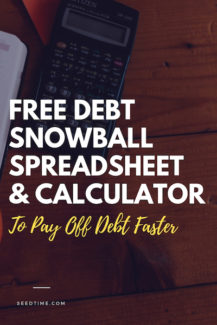 free debt snowball worksheet and calculator