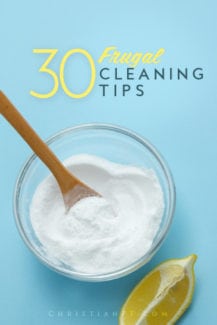 30 #frugal #house-cleaning-tips to help you clean all areas of your home without spending a lot. Includes some #DIY cleaning ideas as well.
