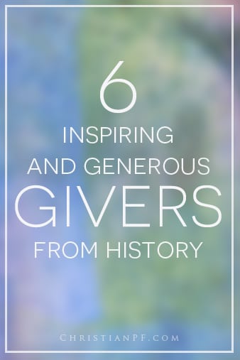 6 inspiring givers from history