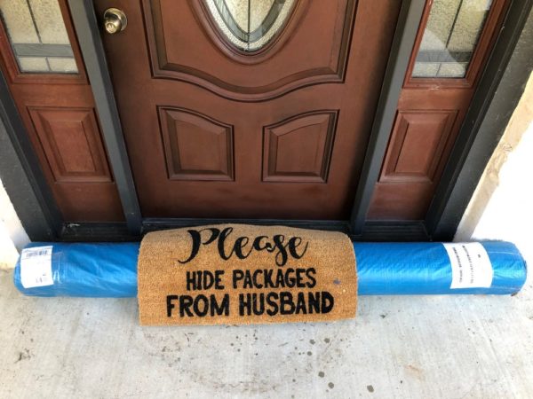 hide packages from spouse
