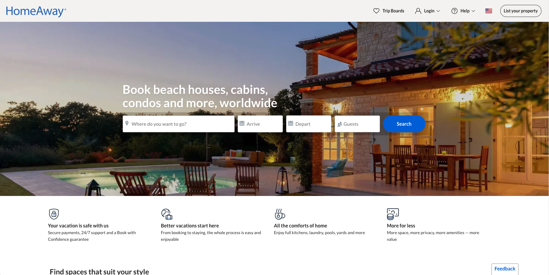 homeaway saved us 75percent