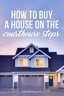 How to buy a house on the courthouse steps
