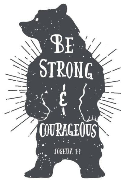 Joshua 1:9 ESV Have I not commanded you? Be strong and courageous. Do not be frightened, and do not be dismayed, for the Lord your God is with you wherever you go.”