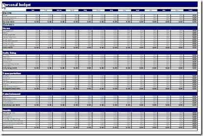 budget spreadsheet excel for mac